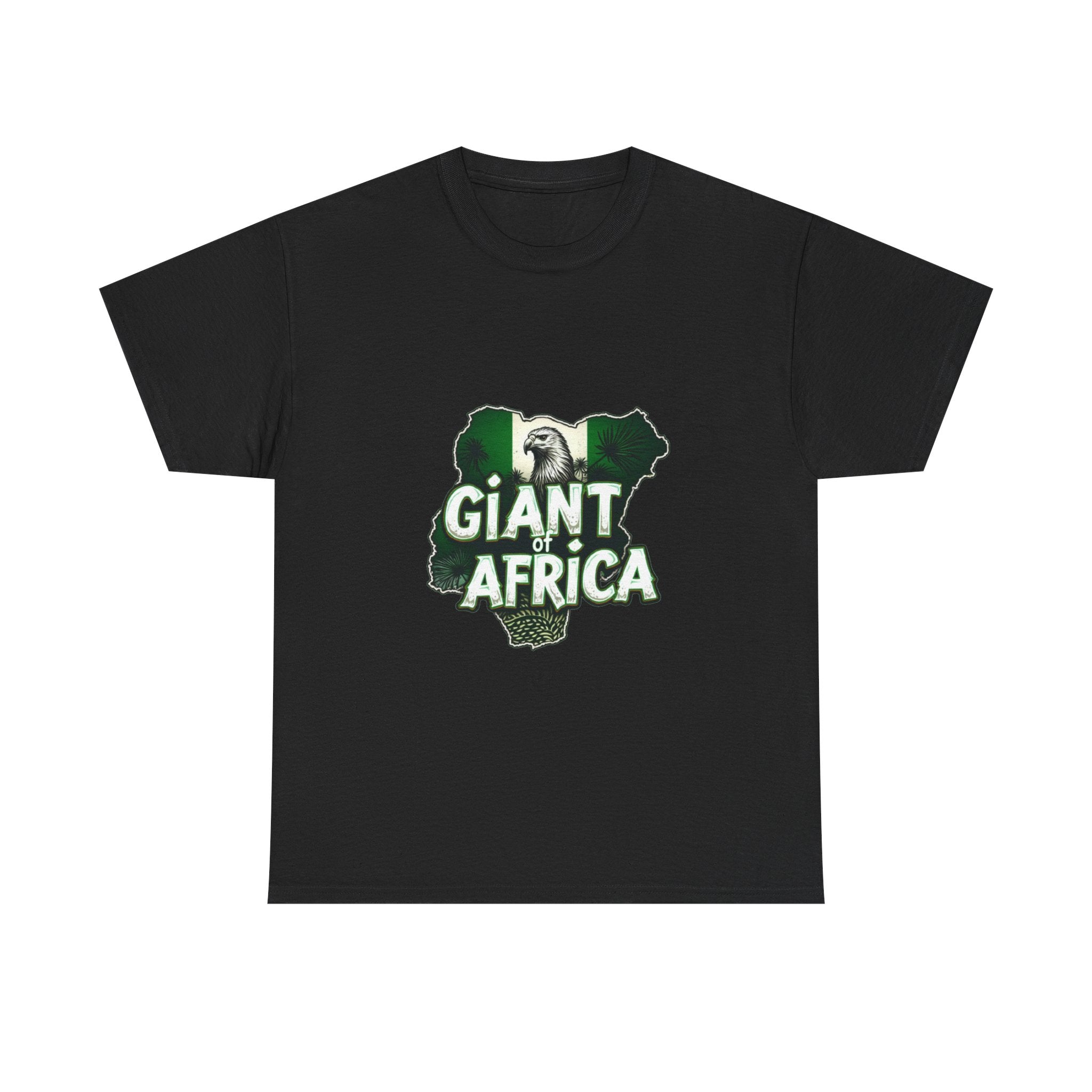 Giant of Africa Bold Nigeria Map Design T-Shirt