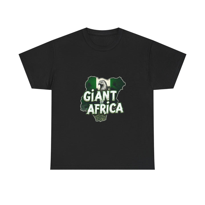 Giant of Africa Bold Nigeria Map Design T-Shirt