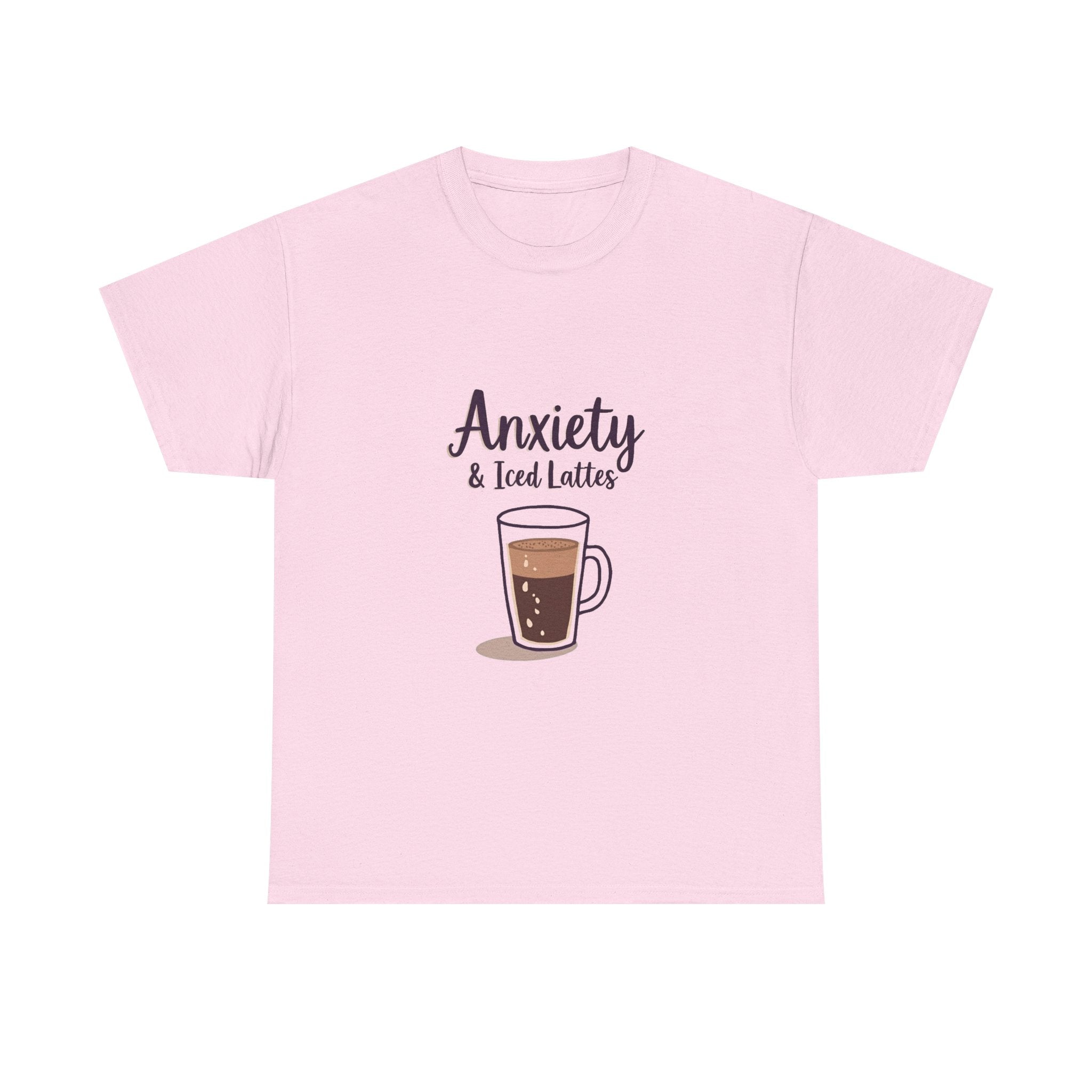 'Anxiety & Iced Lattes' T‑Shirt