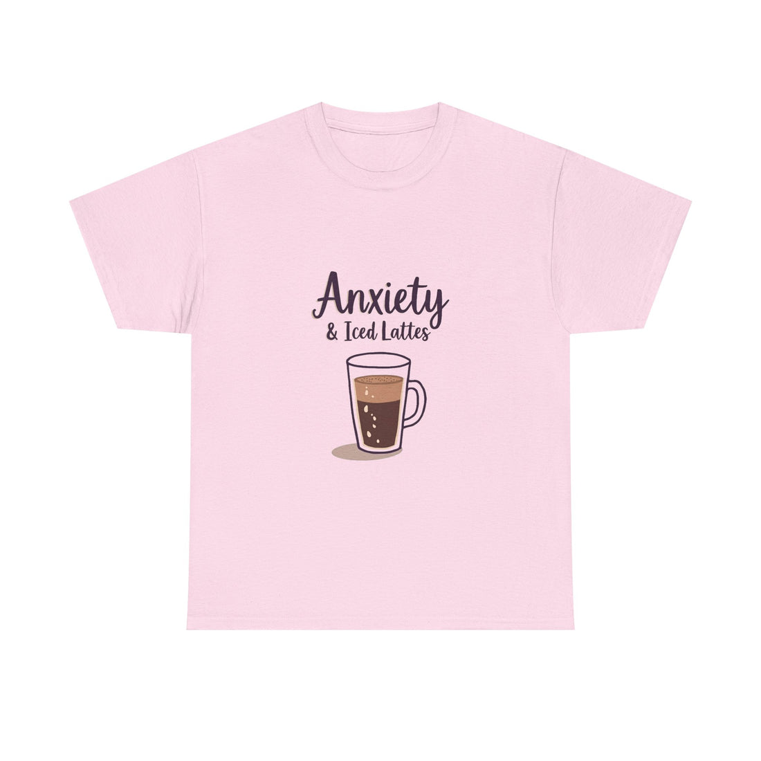 'Anxiety & Iced Lattes' T‑Shirt