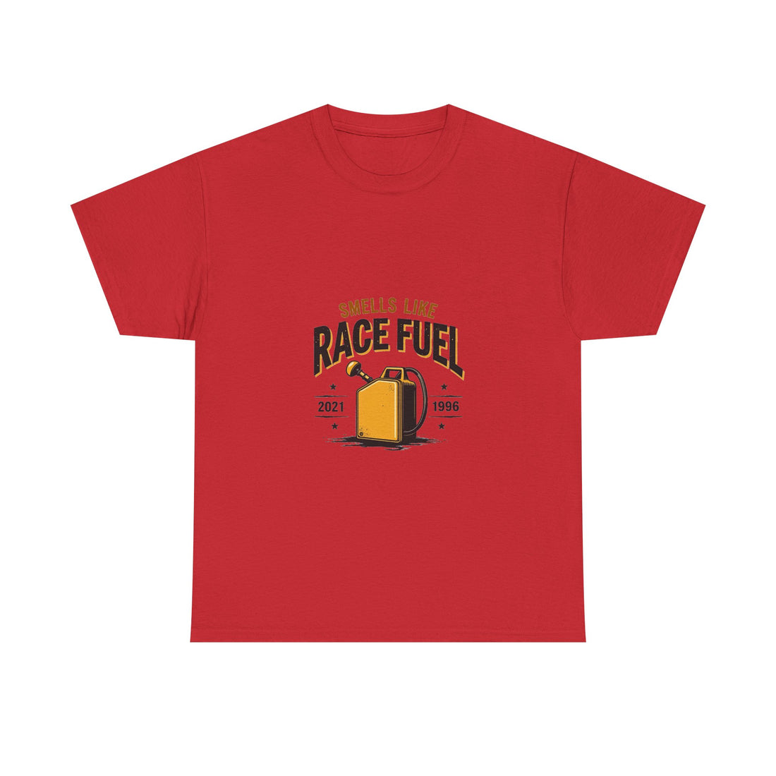 'Smells Like Race Fuel' Vintage Gas Can Racing T-Shirt