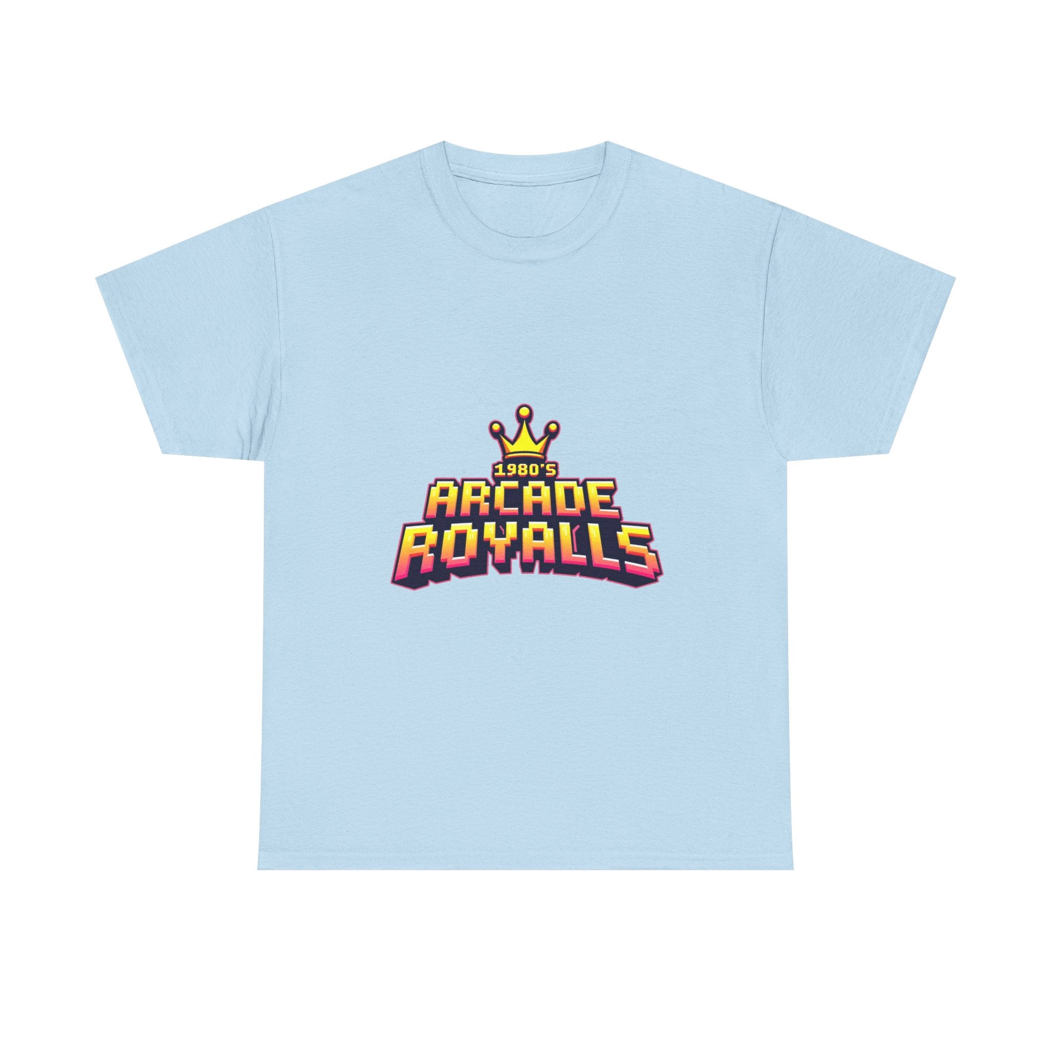 'Arcade Royalls Logo' Retro Gaming Crown T-Shirt
