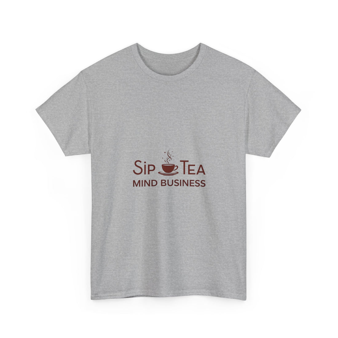 "Sip Tea, Mind Business" Minimal Graphic T-Shirt
