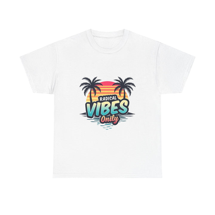'Radical Vibes' Only  Retro Palm Sunset Beach T-Shirt