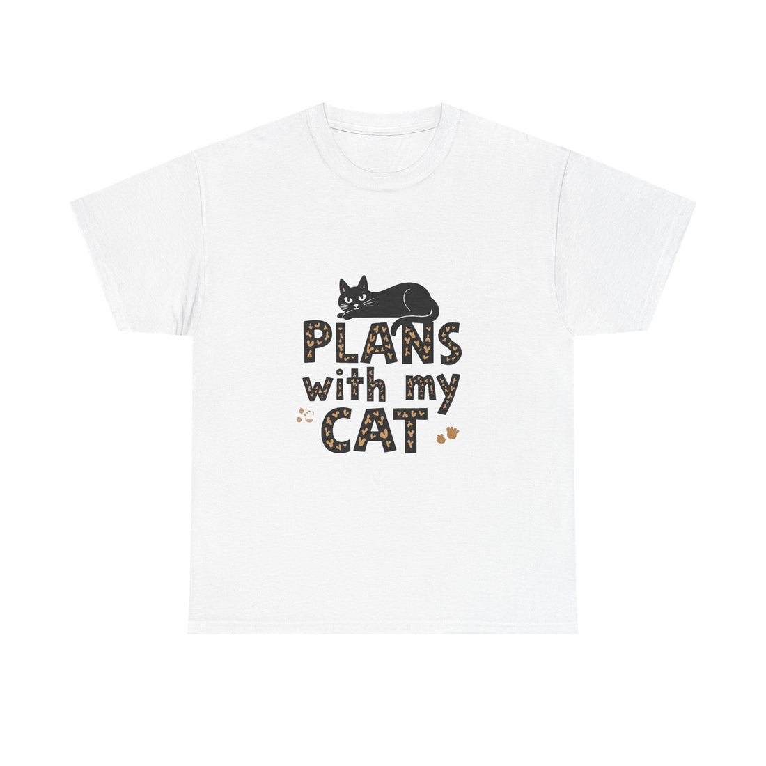 "Plans With My Cat" Graphic T-Shirt