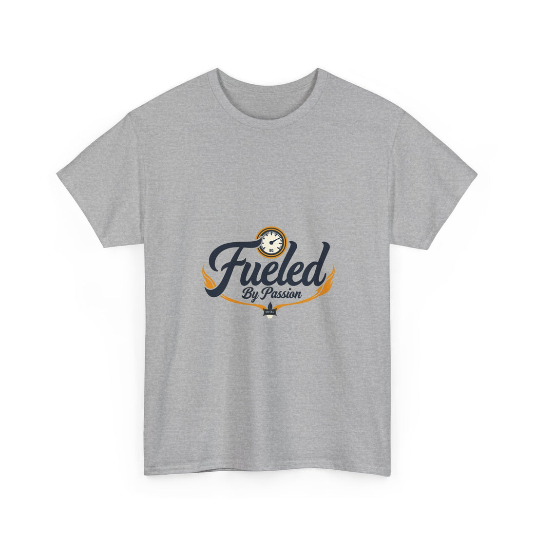 'Fueled By Passion' Retro Fuel Gauge Graphic T-Shirt