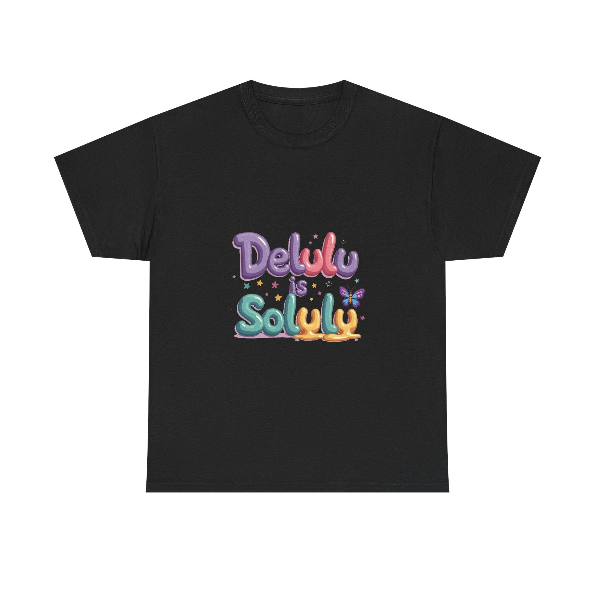 'Delulu Is Solulu' Cute Graphic T-Shirt