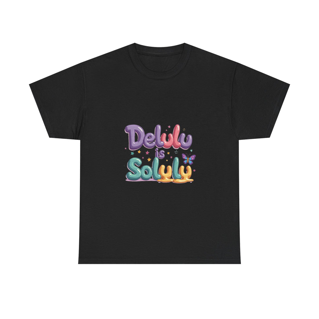 'Delulu Is Solulu' Cute Graphic T-Shirt