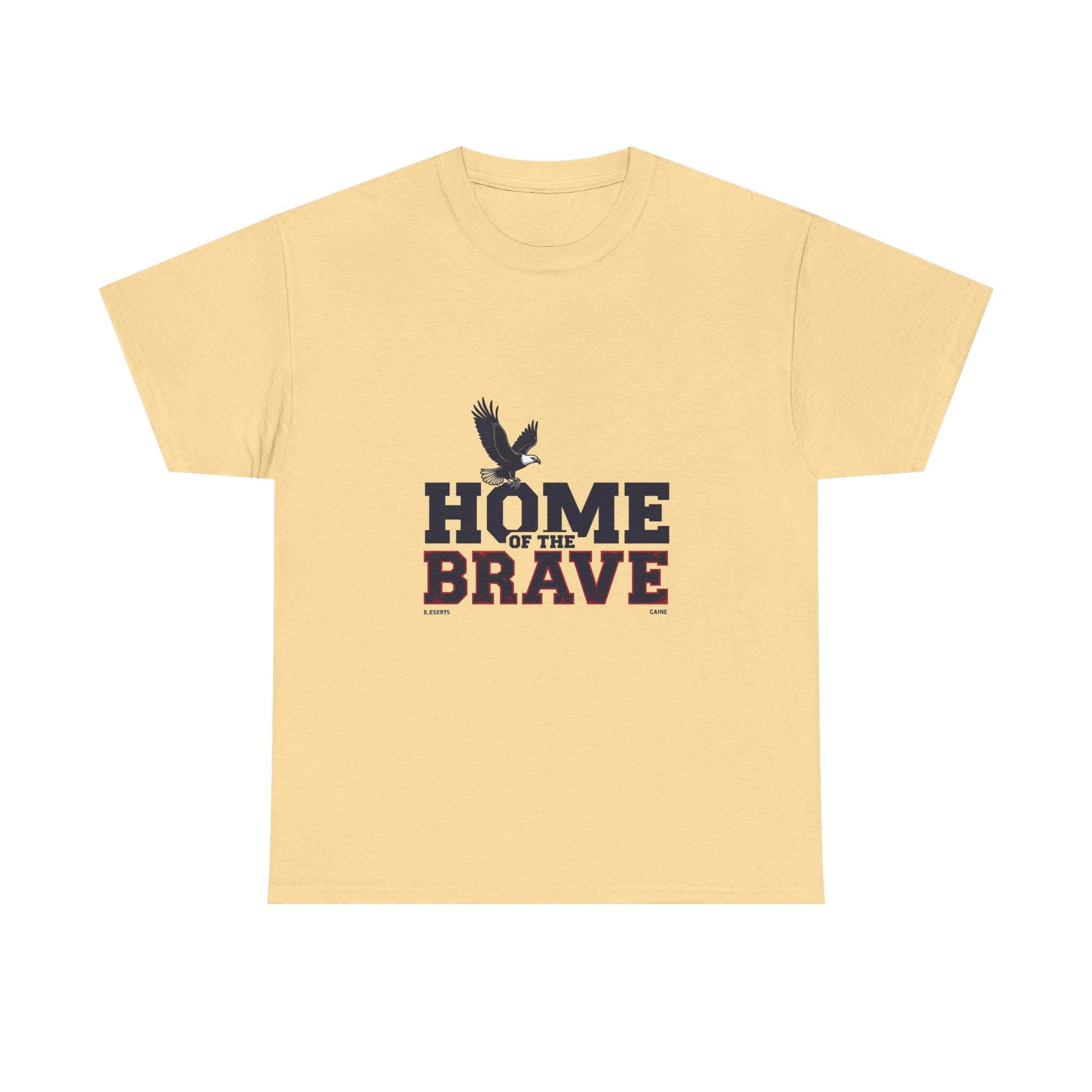 Home of the Brave T-Shirt — Patriotic Eagle Tee for Veterans & Fourth of July