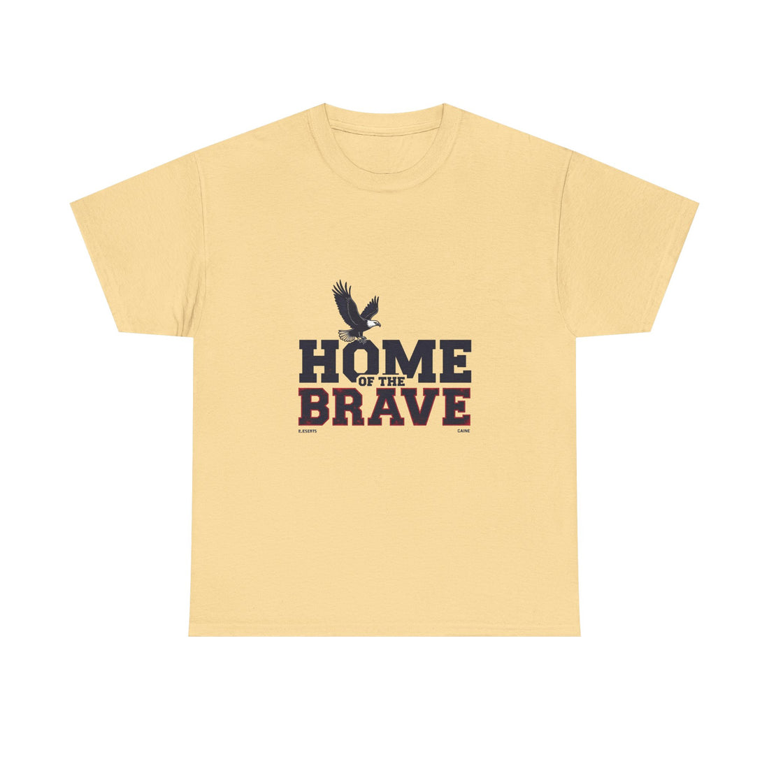Home of the Brave T-Shirt — Patriotic Eagle Tee for Veterans & Fourth of July